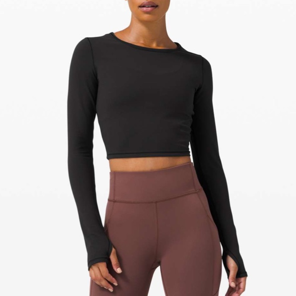 Lululemon Wunder Train Cropped Long Sleeve - Picture 2 of 7
